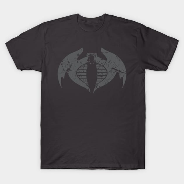 Dark Grey Cobra Rattler T-Shirt by CdKh13